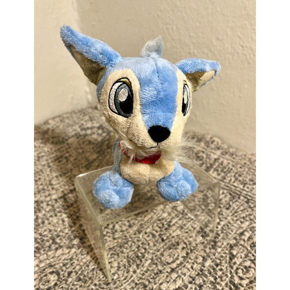Vintage 2004 Neopets Baby Lupe Plush 5" Limited Too Era - with Scarf/Collar